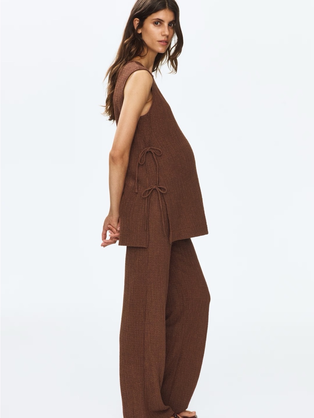NWoT H&M Maternity Co-Ord Knit Set in Brown